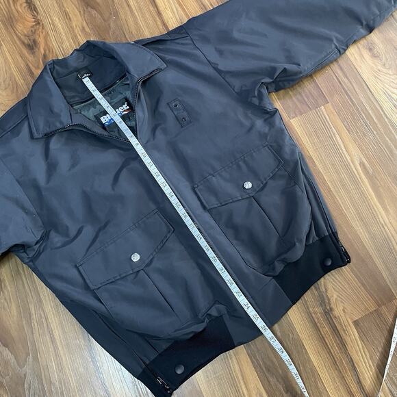 NWT Blauer 6110 B.Dry B.Warm FD Lightweight Nylon Bomber Jacket Men’s M - Black - Picture 10 of 11